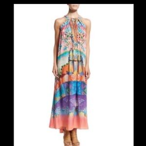 Camila 100% silk multicolor Maxi